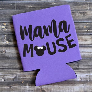 Mama Mouse  - Funny Can Cooler / Beer Holder / Can Holder / Disney Inspired Gift / Disney Inspired Beer Holder