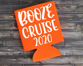 Booze Cruise Can Cooler: Funny Party Favor, Birthday Gift