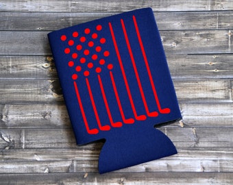 Golf Club Flagge Dosenkühler - Individuelles Golfer Geschenk