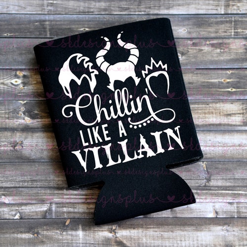 Chillin' Like A Villain Can Cooler: Funny Party Favor