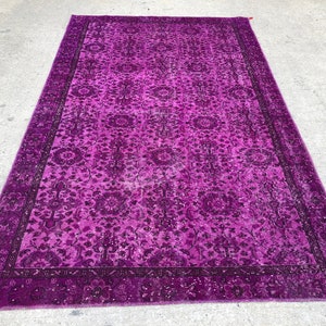 Rugs Vintage Rug, Turkey Rug, Oushak Rug, Turkish Rug, 5.3 x 9.0 feet, Decorative Rug, Floor Rug, Area Rug Carpet, Wool Rug C1