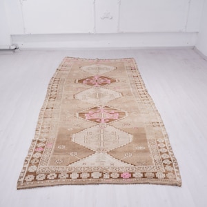 5x11, Turkish Runner Rug, Vintage Rug, Oushak Runner, Hallway Rug, Antique Runner Rug, 5x11 Runner Rug, Handmade Rug, 5x11 Rug Runner, 627