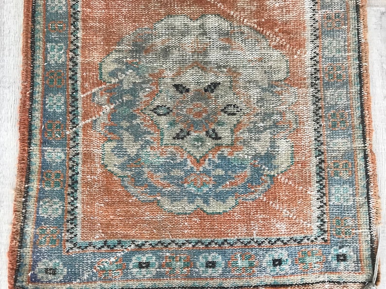 Turkish runner rug neutral runner rug TURKISH VINTAGE RUG efk75 Runner rug 2.4x10.8 feet Kitchen runner rug faded runner rug