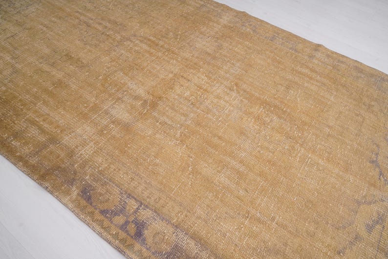 6x9 Rug, Decor rug, turkish area rug, vintage rug, oushak rug 6x9, handcraft rug,handmade wool rug,vintage area rug,anatolian turkey rug,211 image 4