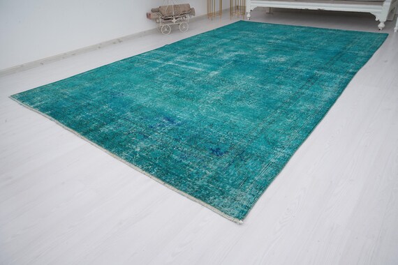 Oushak Rug, Neutral Rug, Faded Rug, Natural Turkish Rug, 7x11