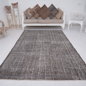 Turkish Rug, 5x9 Vintage Rug, Handmade Rug, 5x9 Area Rug, Faded Rug, Muted Rug, Home Decor Rug, Oushak Rug, Turkish Vintage Rug,5x9 Rug,1002