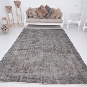 6x10 Rug, Turkish Oushak Rug, Turkish Rug, Vintage Rug, Area Rug 6x10, Handmade Wool Rug, Farmhouse Rug, Antique Rug,Home Decor Rug 6x10,885