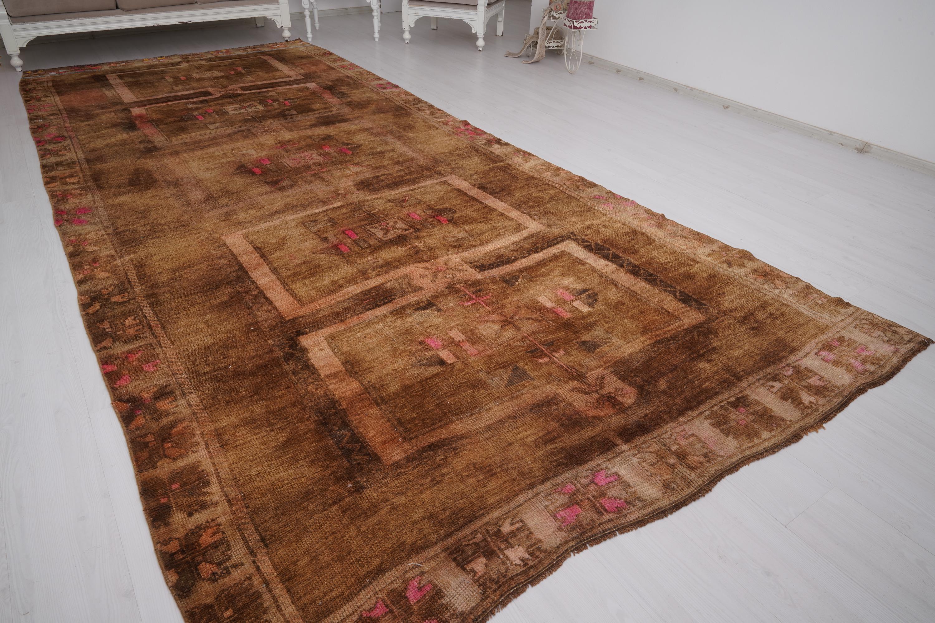 Extra Large Runner Rug, Turkish Oversize Rug, Large Oushak Rug Runner ...
