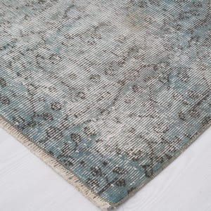 Stor matta, 7x11 matta, turkisk matta, vintagematta 7x11, stor oushakmatta, neutral områdesmatta, naturlig matta, anatolisk ullmatta, antik matta, 300 bild 7