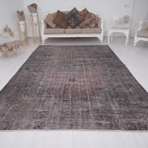 Large Oushak Area Rug, Turkish Vintage Rug, Home Decor Rugs, Oversize Rug 7x11, Turkey Carpet, Large Rug 7x11, Vintage Rug,Anatolian Rug,148