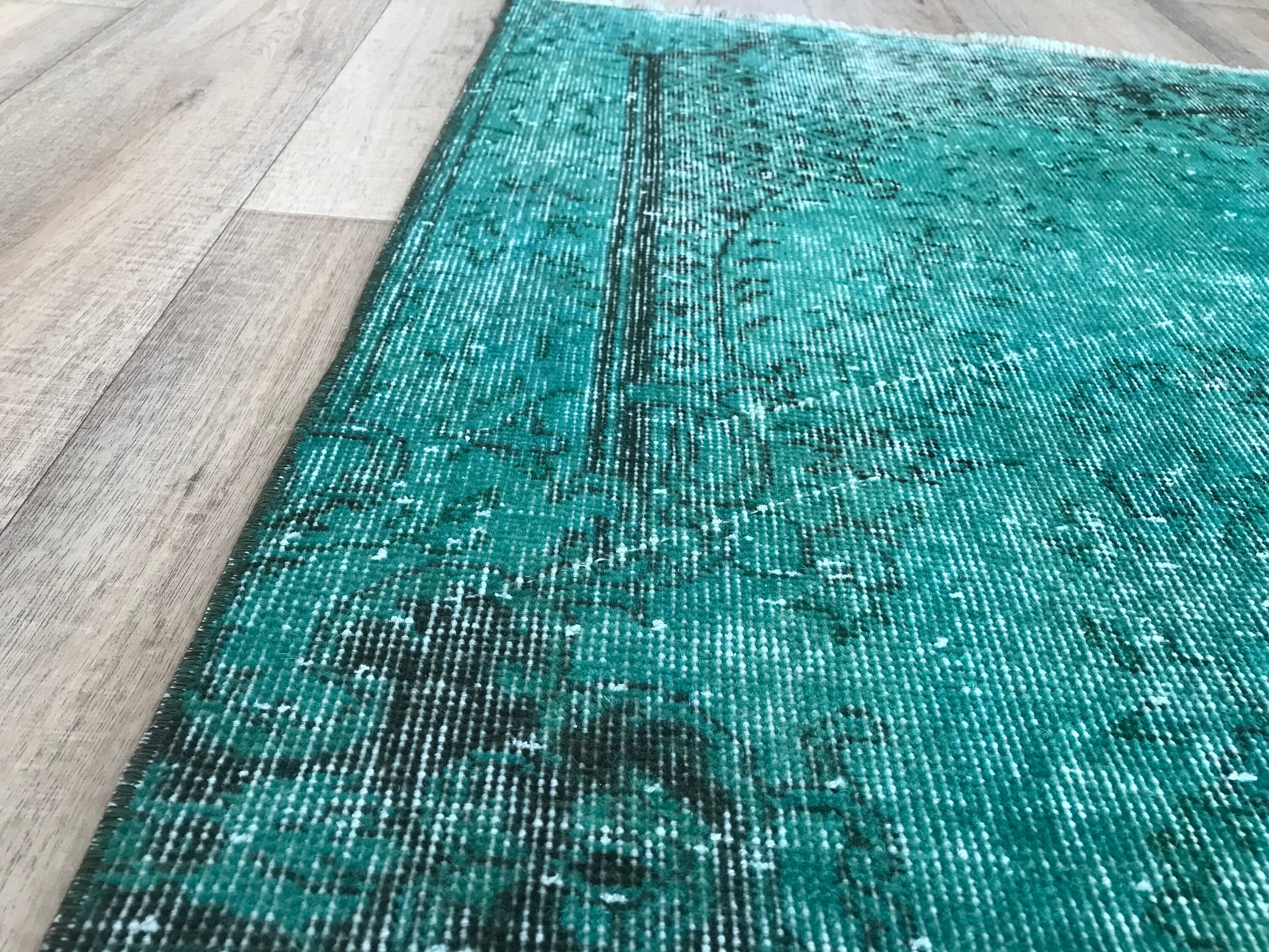 Vintage turkish rug turkish rug green bohemian turkish Etsy
