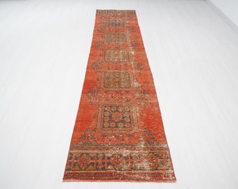 3x30 Teppichläufer,Antik Teppich Läufer,Neutral Teppichläufer,Türkischer Teppichläufer,Oushak Teppichläufer,Herki Teppich Läufer 80x300,52