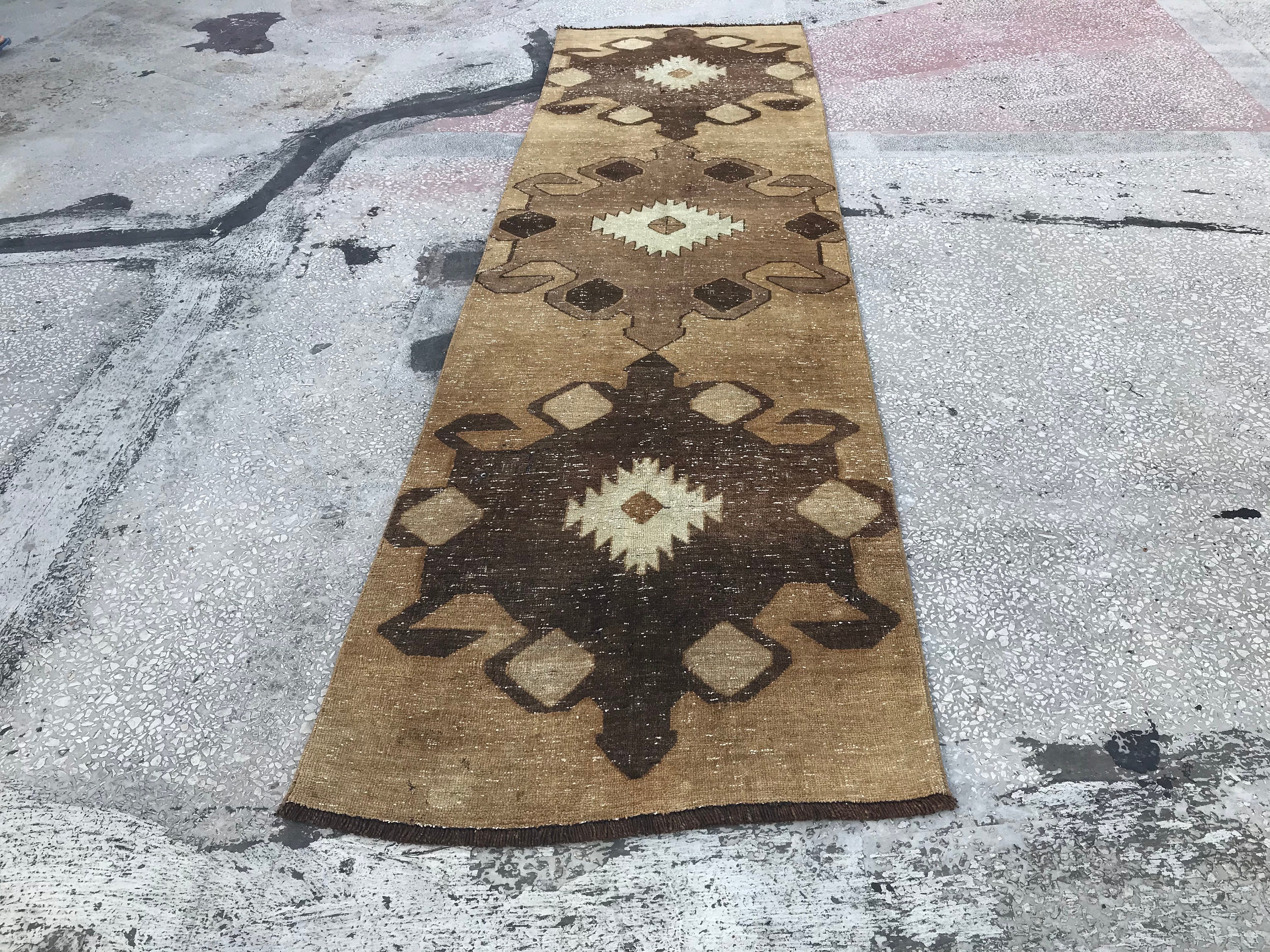 3.0x11.2, VINTAGE Runner, TURKISH RUNNER, Turkish Rug