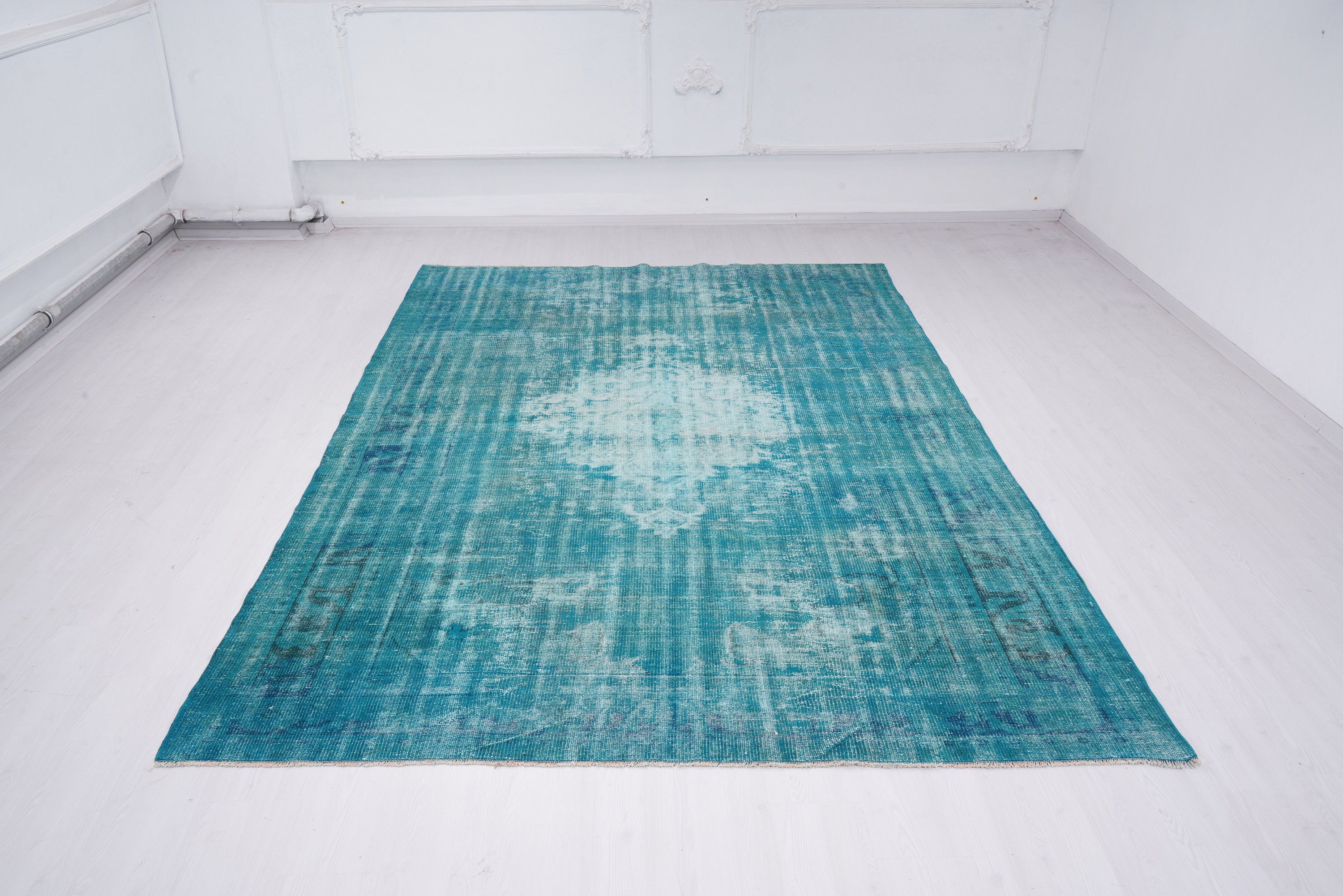 Oversize Rug, 7x11 Rug, Turkish Rug, Vintage Rug, Oushak Rug, Faded Rug, Large Rug 7x11, Living Room Rug, Decor Rug, Organic, Antique, 651