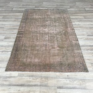 Oushak rug Turkish rug FKF323 Vintage rug 5.6 x 9.5 ft Rustic Carpet Home decor rug Bedroom rug Handmade rug Area rug Bohemian rug