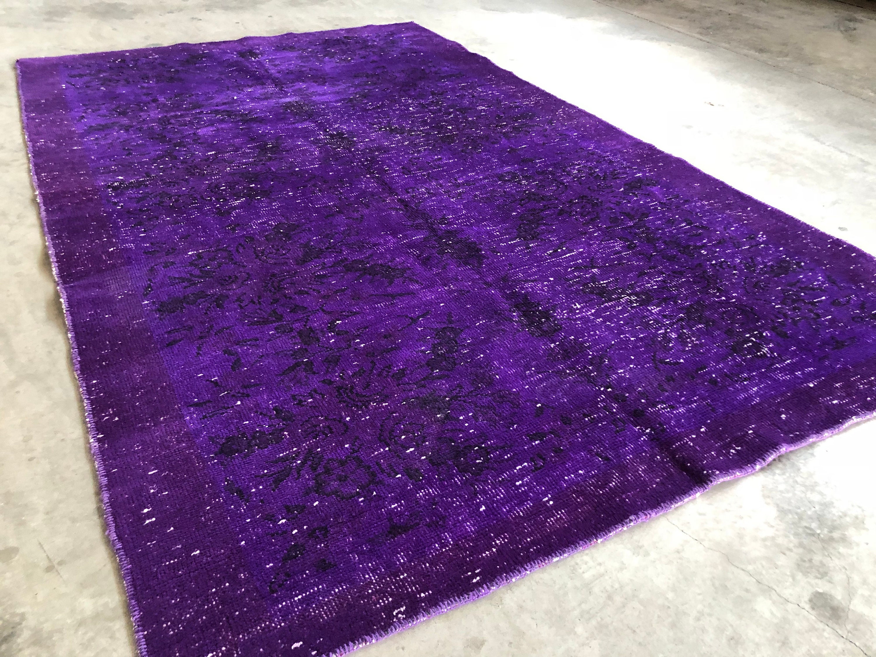 Rugs Vintage Rug 5.3 x 8.8 feet Oushak Rug Turkish Rug Etsy