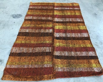 Oushak ラグ 5.5 x 8.7 フィート、キリム、トルコキリムラグ、ヴィンテージラグ、トルコラグ、手作りラグ、ホームデコラグ、エリアラグ、ビッグラグ、フロアラグ、ラグ