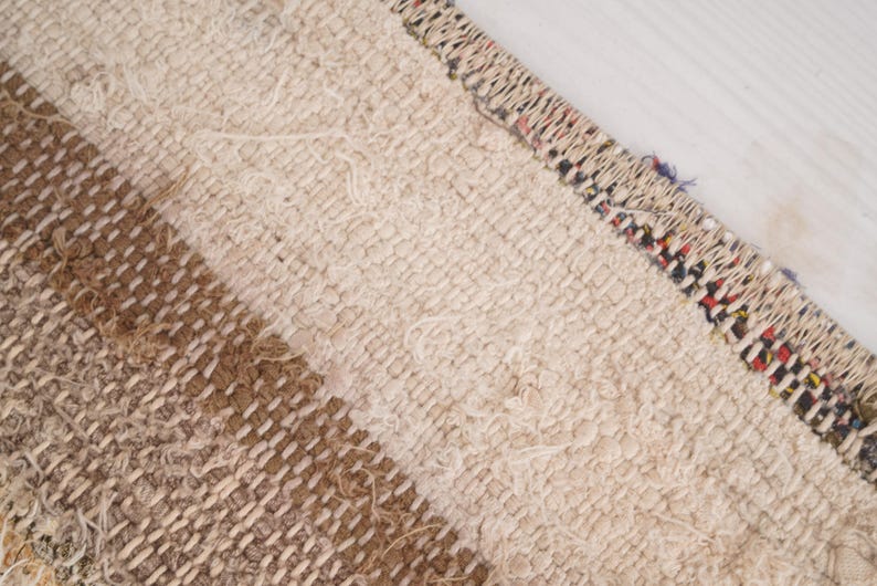 faded turkish rug, large vintage rug 8x10, antique kilim rug, oversize oushak rug 8x10, unique area rug, decorative rug, 810 image 7