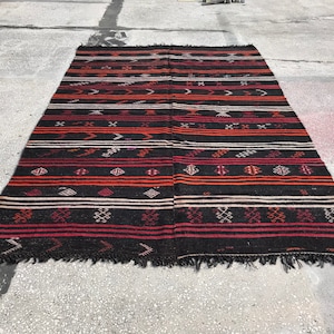 8x11 Rug, Large Kilim Rug, Turkish Rug, Oushak Area rug, Handmade Oversize Kilim, Turkish Kilim Rug,turkish rug kilim,kilim runner rug,KIL02
