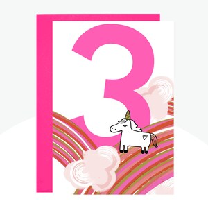 3歳向けユニコーンカード