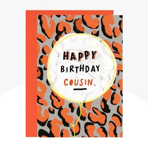 Happy Birthday Cousin Card