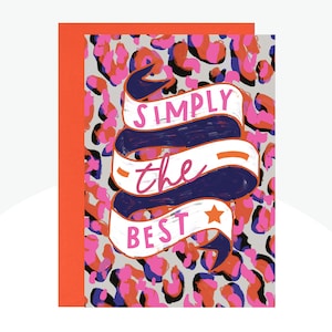Simply The Best Card
