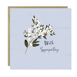 Floral With Sympathy Card