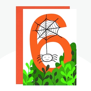 6歳用スパイダーカード