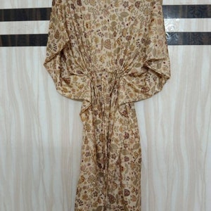 Floral Indian Kimono Kaftan Japanese Kimono Bridesman Robes Kimono Cardigan Beach Wear Silk Caftan Robe Floral Kimono Japanese Robes Night