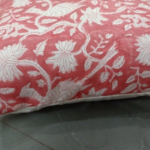 Indian Print Cushion Indian Cotton Cushion,pillow Cover, Cushion,handmade floral Pillow cover,printed kantha cushion cover,pillow cover