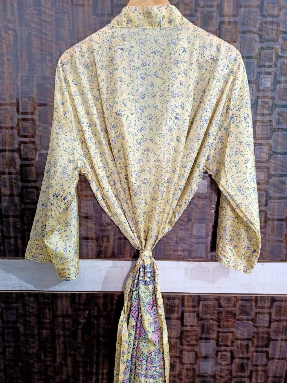 silk sari kimono