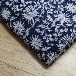Indian Handblock Printed Indigo kantha quilt, kantha quilt, bedspread, coverlet, throw, blanket bedspread size multi