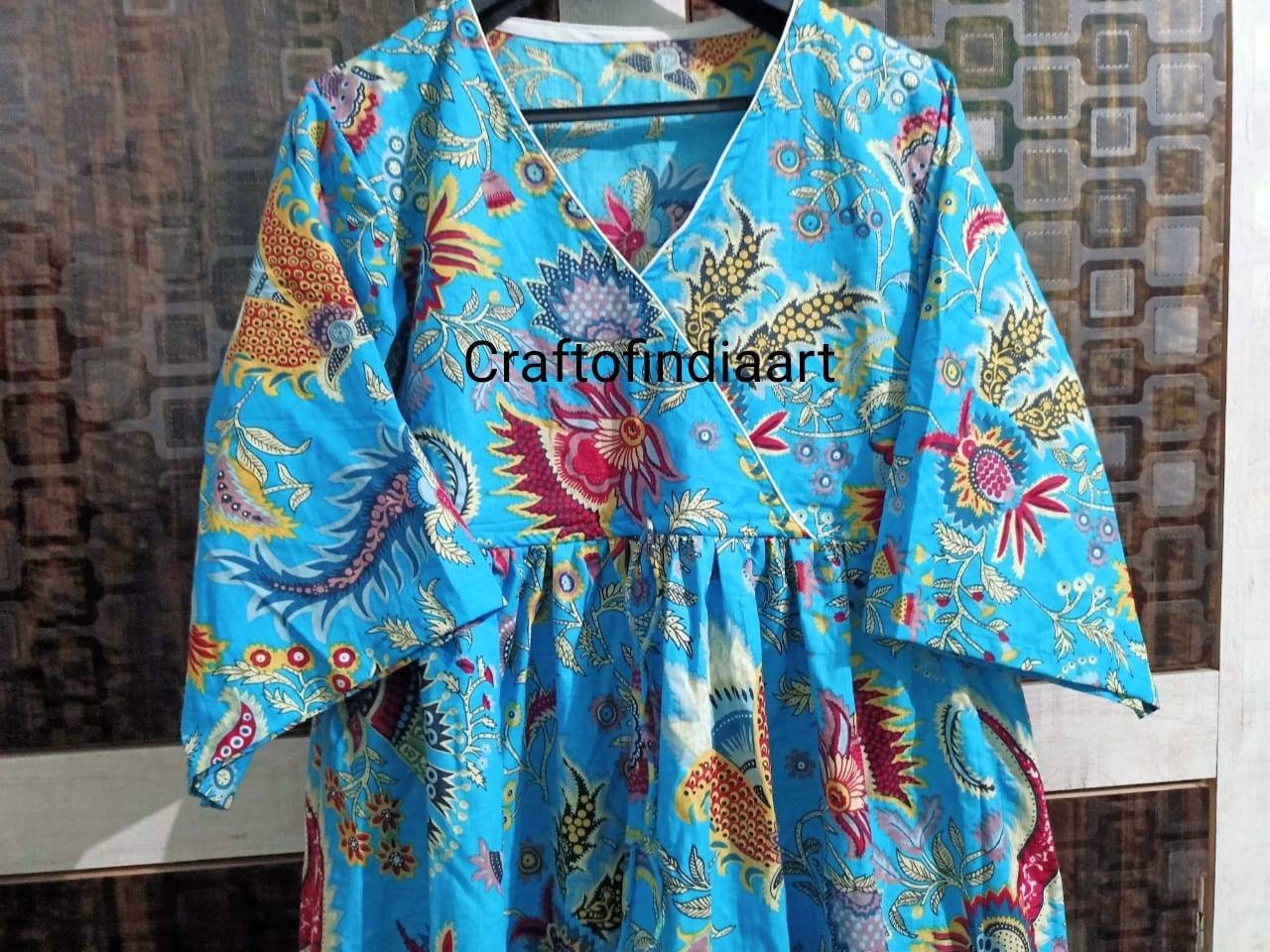 Indian Cotton Dress Blouson Dresses Infinity Dress Cheongsam - Etsy