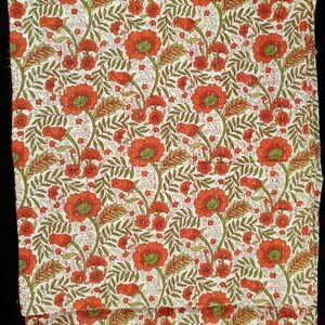 Colcha kantha artesanal indiana, colcha kantha decorativa manta indiana tamanho queen