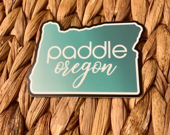 PADDLE OREGON NEW sticker