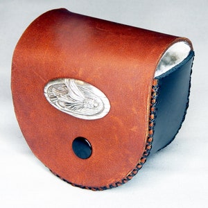Leather Fly Reel Case