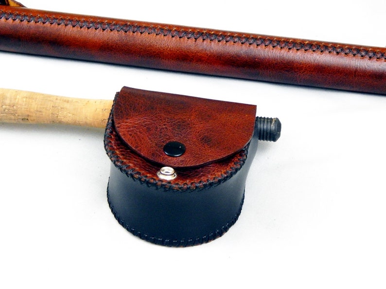 Custom Leather Fly Rod and Reel Case Etsy