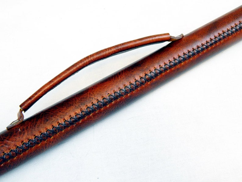 Custom Leather Fly Rod and Reel Case Etsy