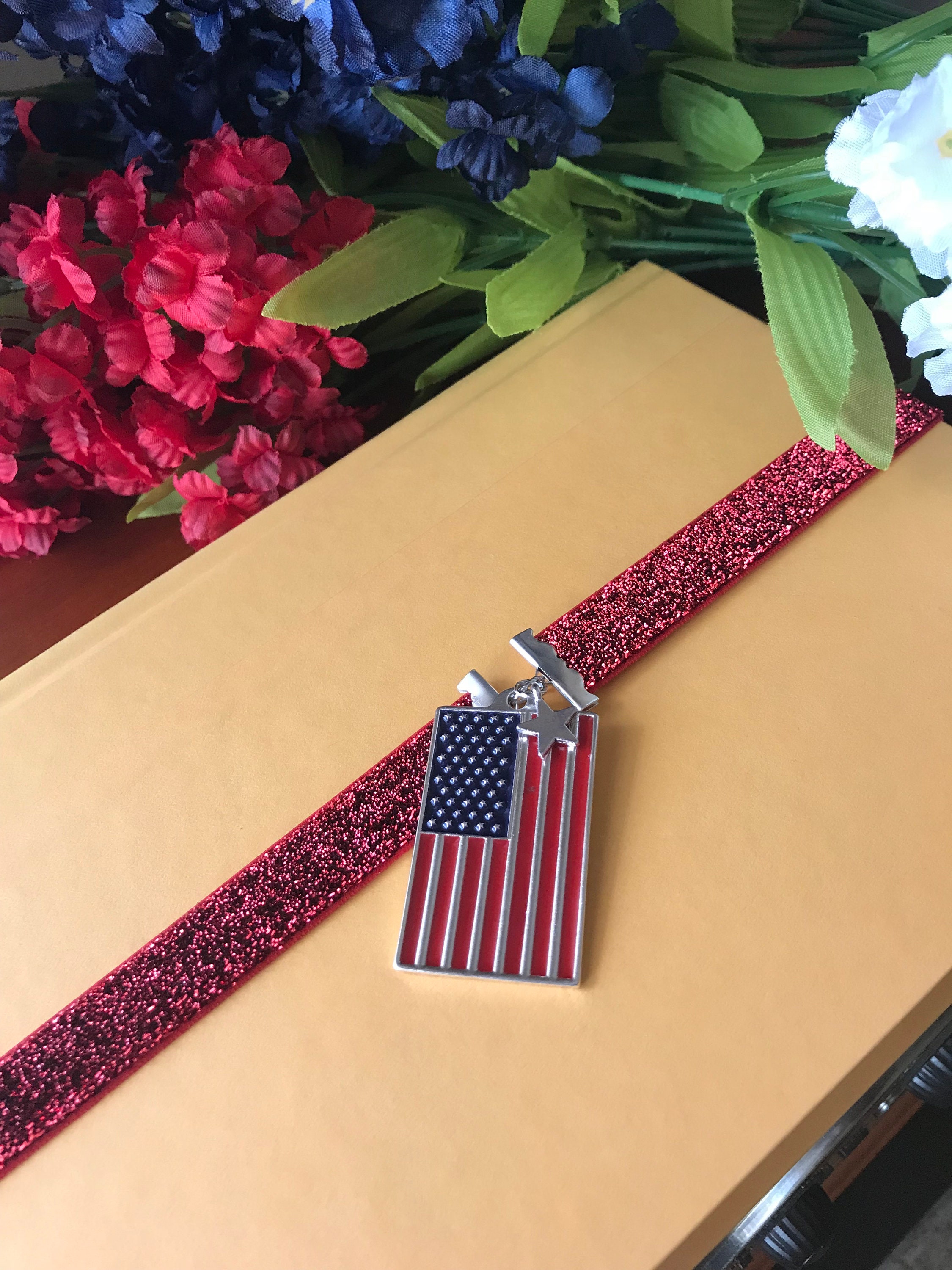 AMERICAN FLAG BOOKMARK Patriotic Retirement or Military | Etsy