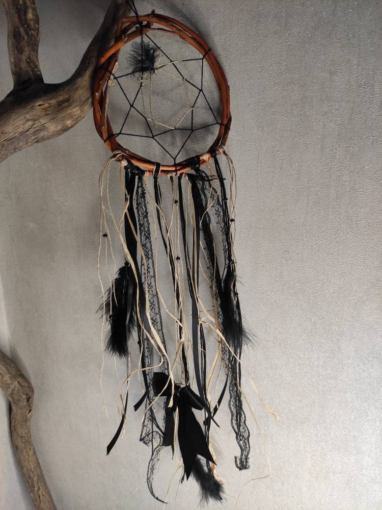 Attrape Rêve Noir et Naturel