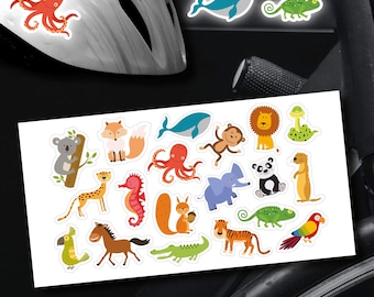 Bicycle sticker Reflective - Animals – 19 pieces