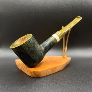 Briar Tobacco Pipe (Billiard)(Driftwood Finish)