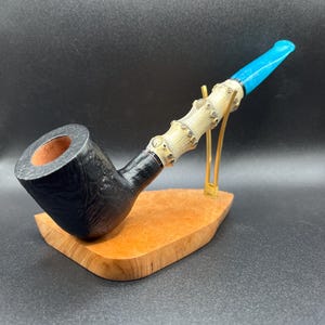 Briar Tobacco Pipe (Billiard With Bamboo)