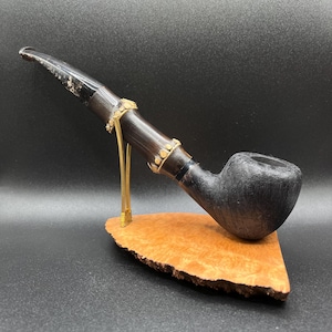 Briar Tobacco Pipe (Apple)(Driftwood Finish)
