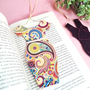 Fabric Dress Bookmark: Handmade Upcycled Book Lover Gift - Set of 2