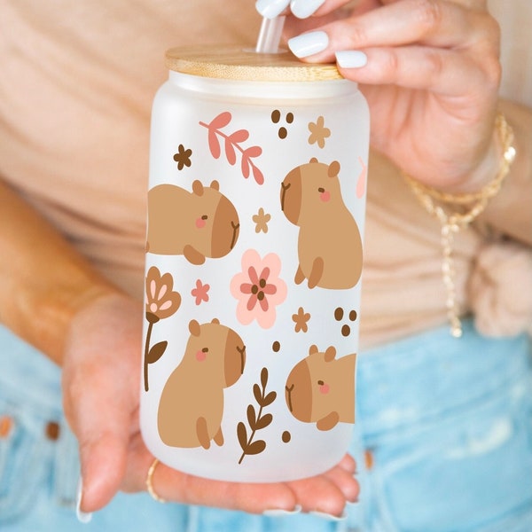 Capibaramok, schattige mok, koffie, koffiemok, ijskoffiemok, trendy mok, capibara, schattig kopje