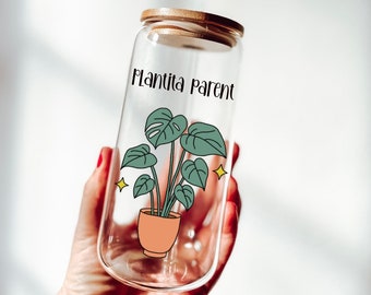 Plantita Parent mug, plant mug, plant mug, Plantitas, coffee mug, cute mug, iced coffee mug