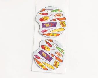 Sous-bocks voiture Esnacks, dessous de verre voiture, dessous de verre mignons, dessous de verre voiture, dessous de verre Esnacks, bonbons mexicains