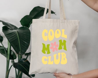 Cool mom club tote, cute tote, tote, bag, Mother’s Day, mama, cool mom club, mom tote, Mother’s Day tote