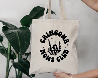 Chingona moms club Tote, tote, cute tote, Chingona moms club, chingona moms, Mother’s Day tote, Mother’s Day, mom tote